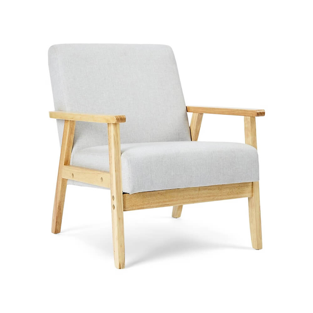 TimberCraft Upholstered Accent Chair